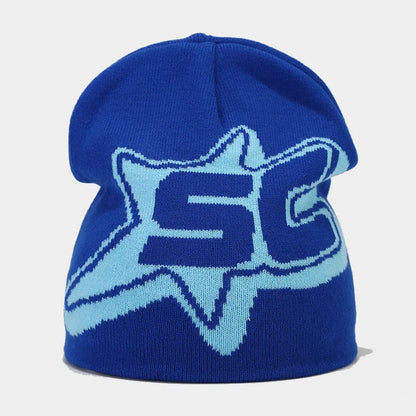 Fashion Letter Y2K Skiing Hat Warm Beanies for Women Men Hip Hop Knitted Cap Bonet Accessories Autumn Winter Outdoor Cycling Cap