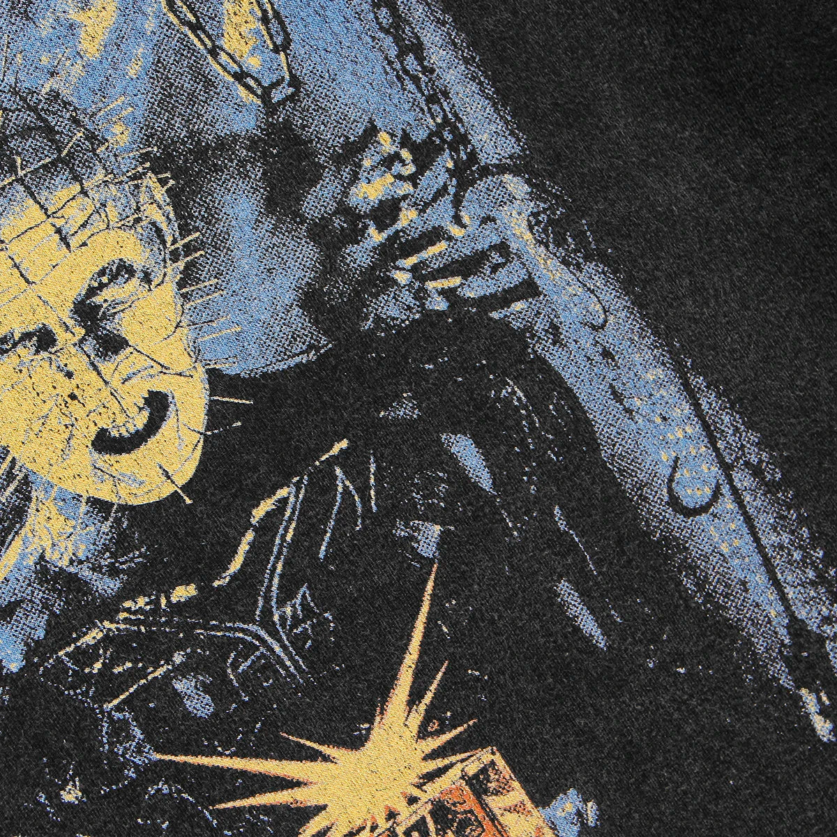 Hellraiser T-Shirt 80S Horror Movie Pinhead Freddy Jason Michael Myers Men's Clothing Short Sleeves Printed Loose  Cotton Shirt