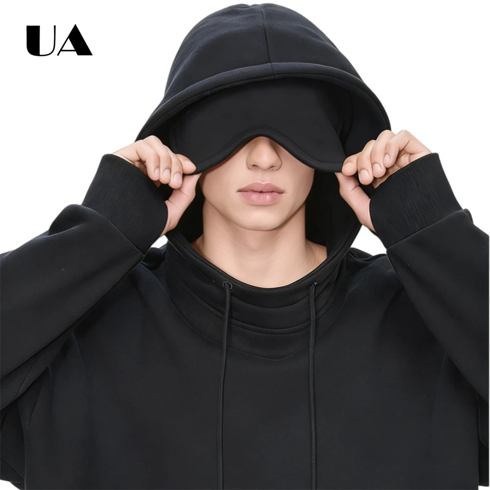 UA Airplane Eye Mask Travel Hoodie
