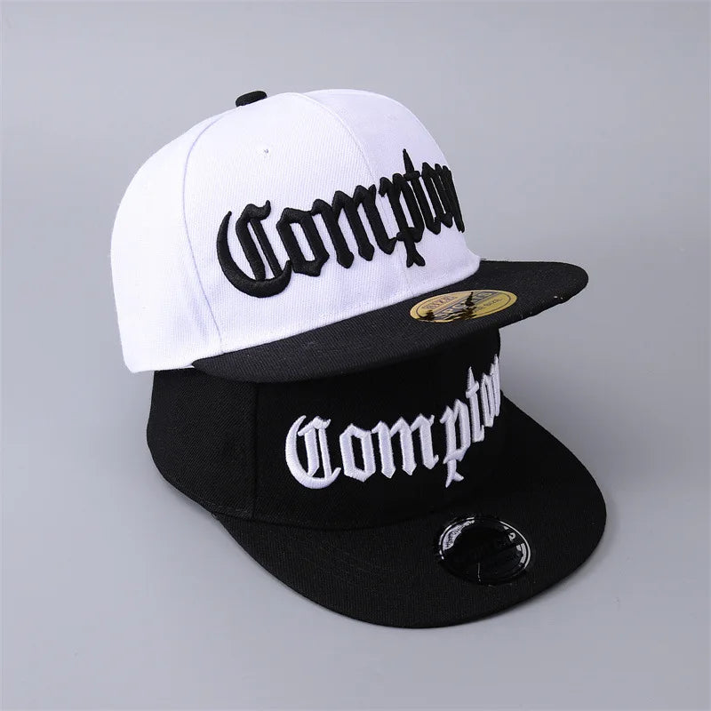 2025 New Men Compton Snapback Hats Bone Fashion Hip Hop Baseball Cap for Adult Adjustable Sports Leisure Caps Trucker Caps