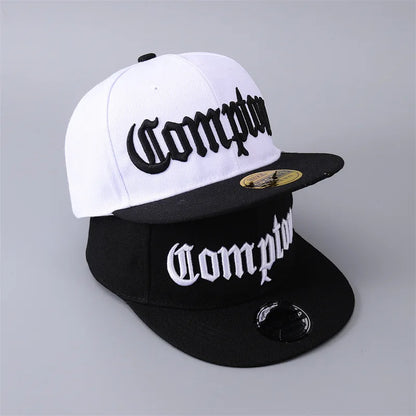 2025 New Men Compton Snapback Hats Bone Fashion Hip Hop Baseball Cap for Adult Adjustable Sports Leisure Caps Trucker Caps