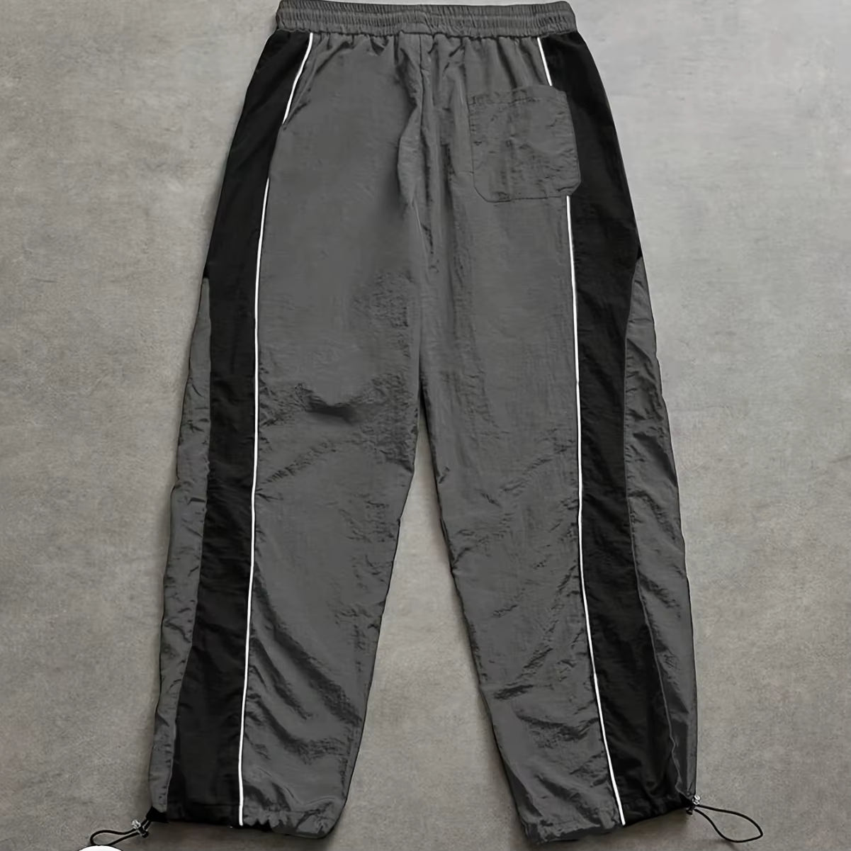 Men'S Casual Quick Dry Printed Outdoor Mountain Climbing Loose Fleece Lined Cargo Pants Autumn Summer Long Polyester