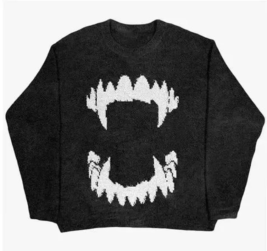 Casual Commuter Style Oversized round Neck Knitwear Women'S Pullover Sweater Geometric Pattern Long Sleeve Comfortable Leisure