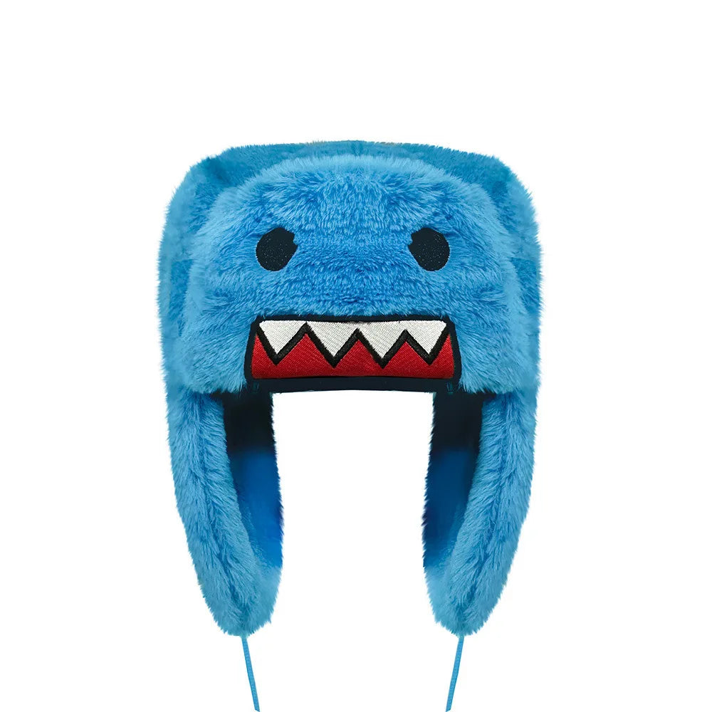 New Winter Warm Domo Kun Sprint Autume Brown Hat Ushanka Hat Cute Winter Hat for Boys Girls Kids Cartoon Anime Cap Gorras