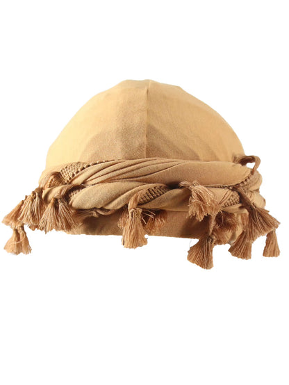 Vintage Twist Turban Head Wraps for Men Stretch Modal and Satin Turban Scarf Tie for Hair Drawstring Closure, and Machine Washab